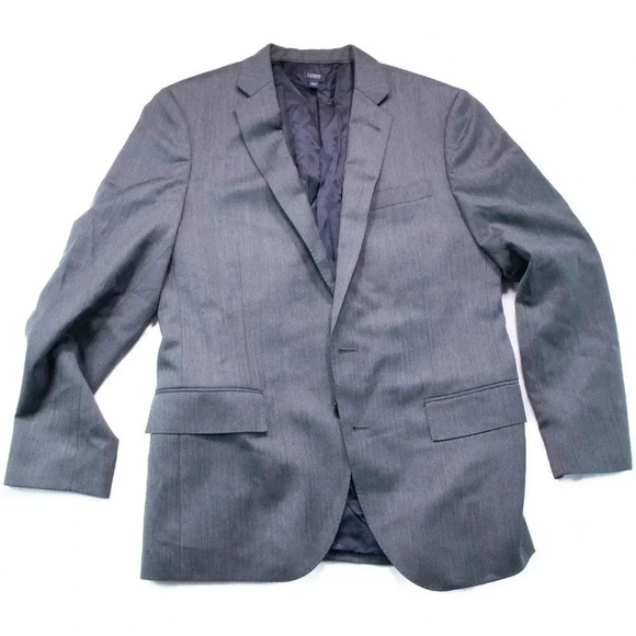 J. Crew Gray Wool Ludlow Jacket 38s - Picture 1 of 4